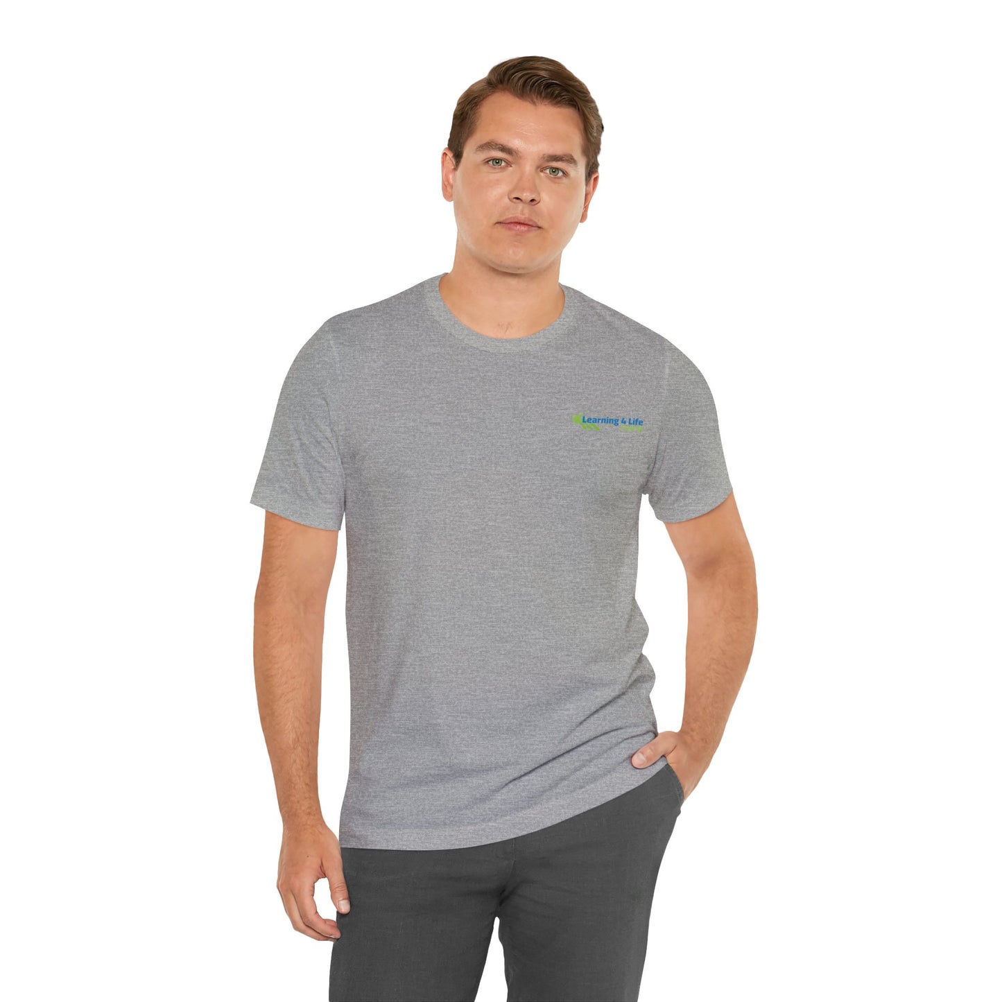 L4L Farm Front and Back design Unisex Jersey Short Sleeve Tee