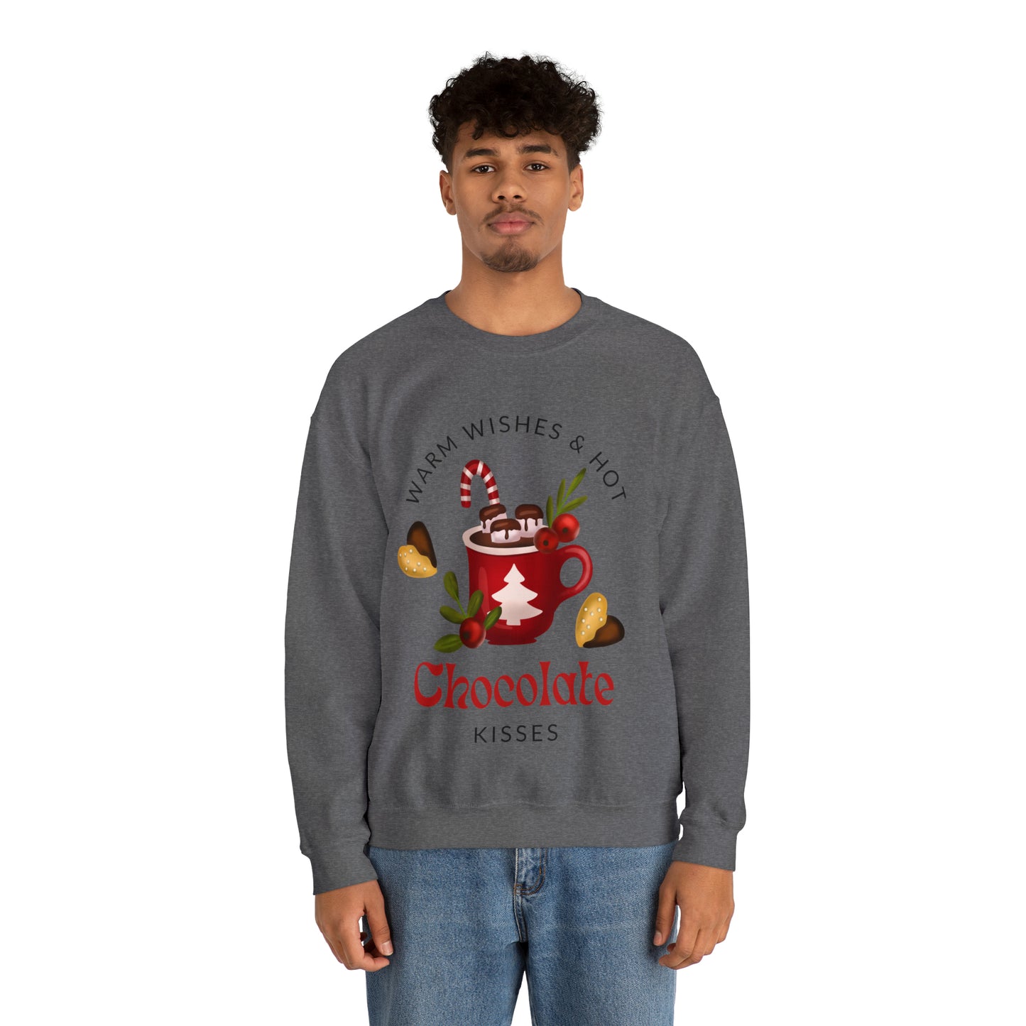 Warm Wishes Merry Christmas Crewneck Sweatshirt