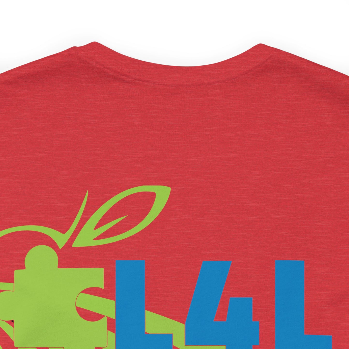 L4L Farm Front and Back design Unisex Jersey Short Sleeve Tee