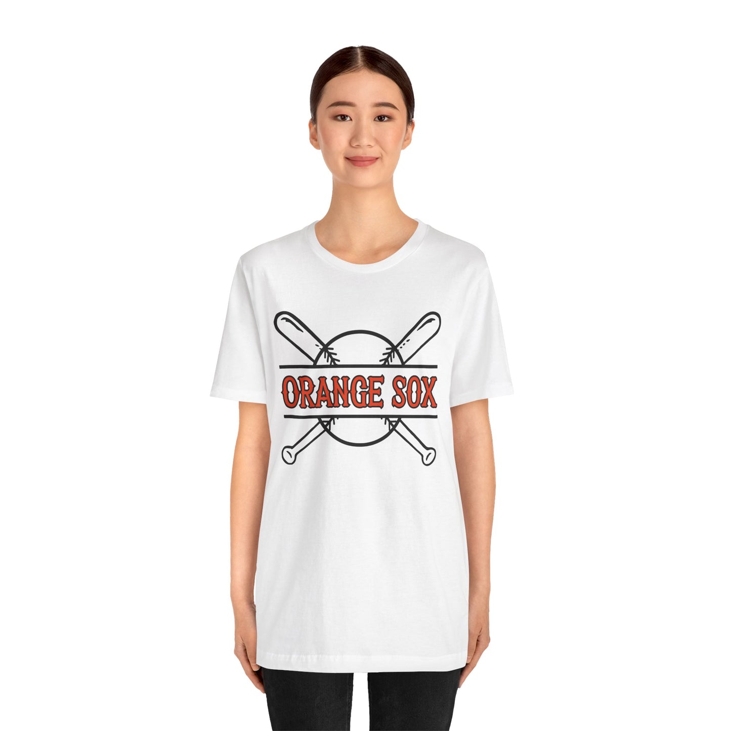 Orange Sox Short Sleeve Tee
