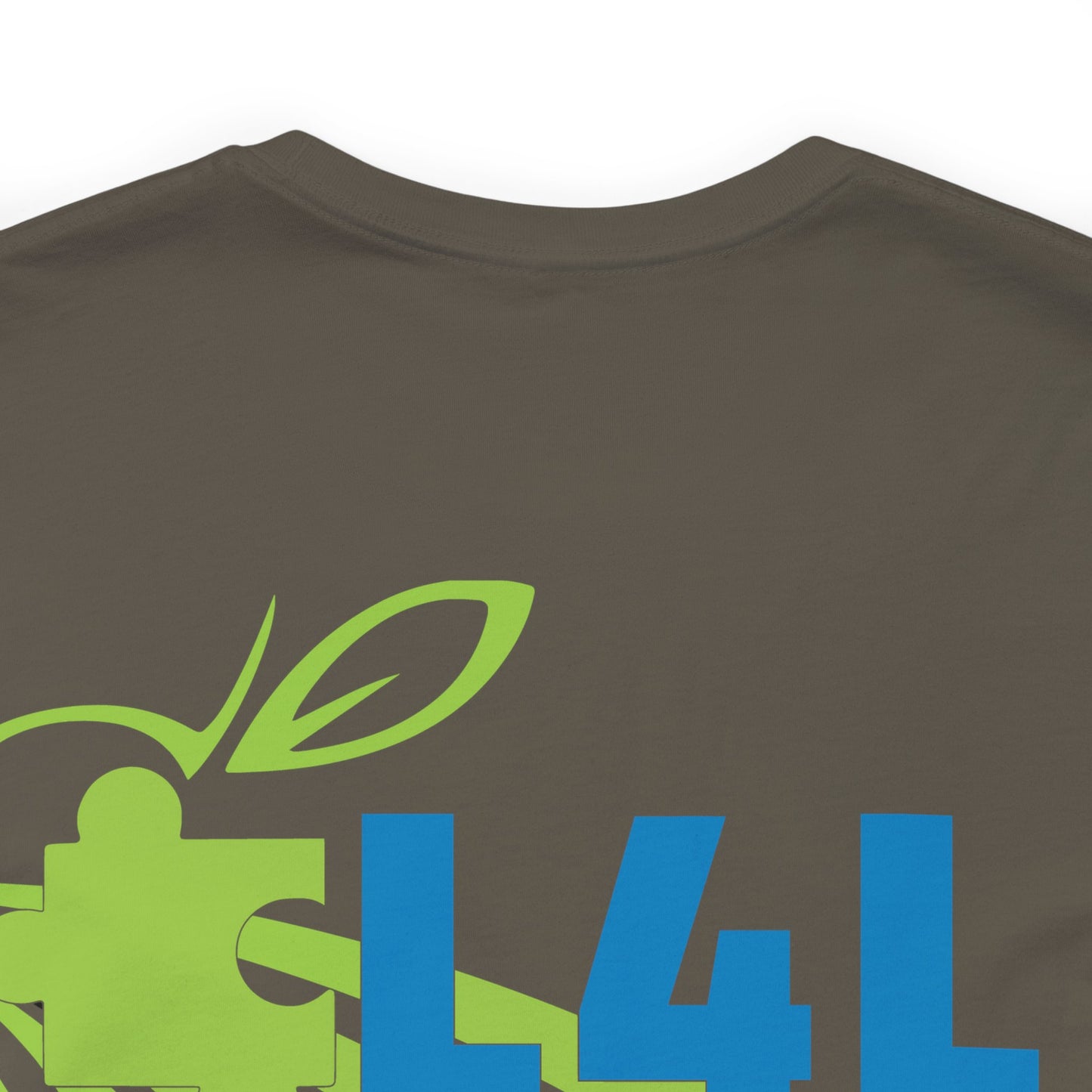 L4L Farm Front and Back design Unisex Jersey Short Sleeve Tee
