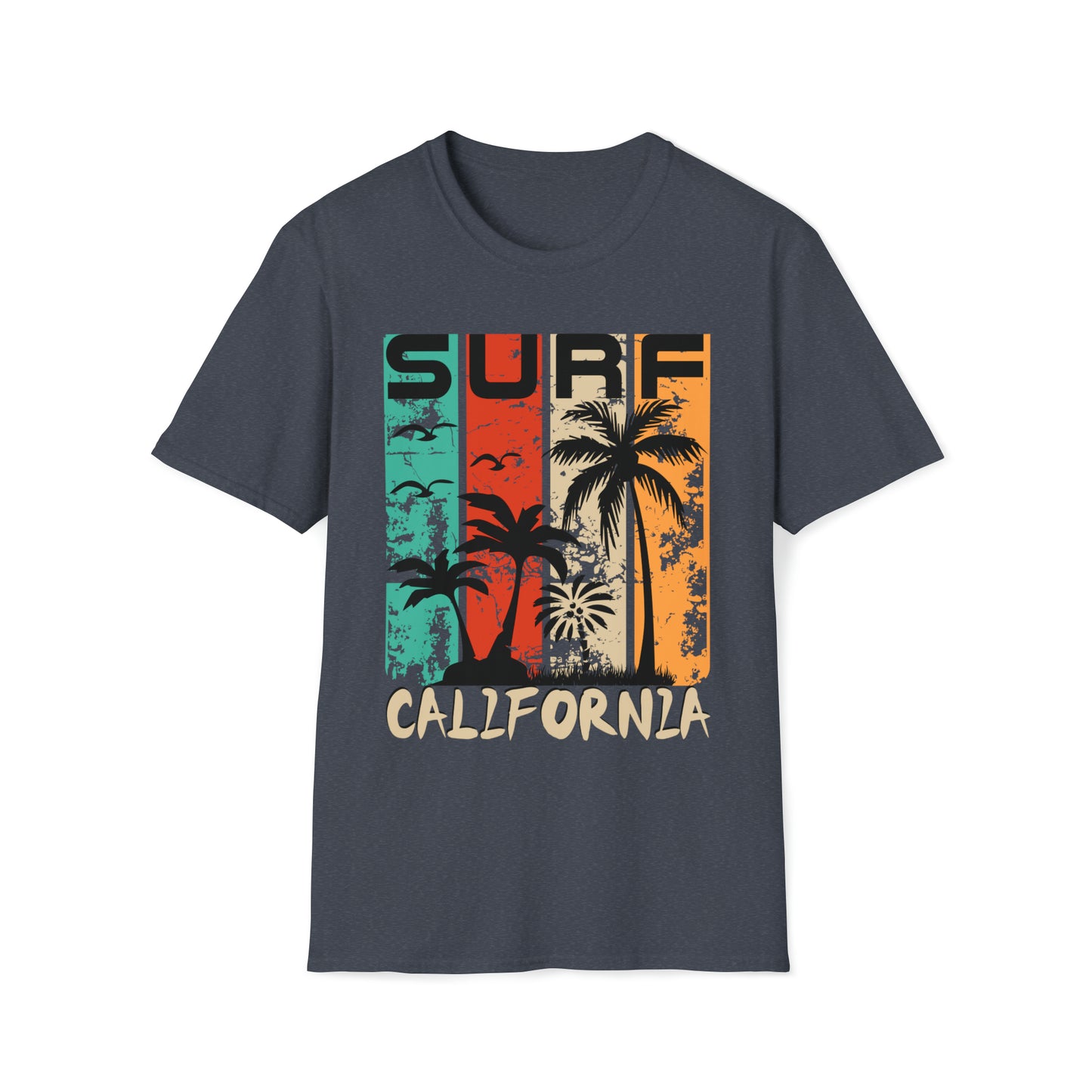 Surf California Graphic Tee Unisex Softstyle T-Shirt