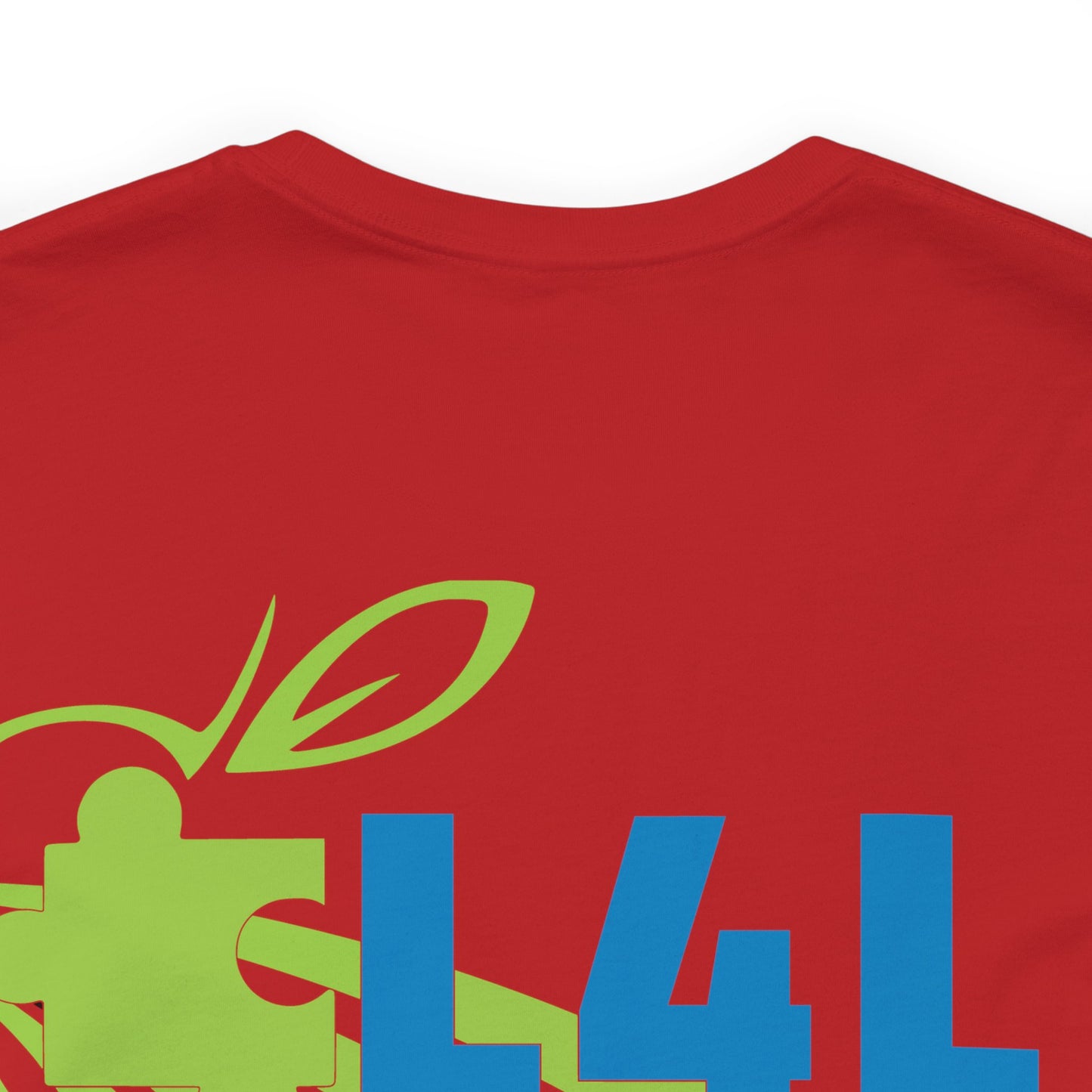 L4L Farm Front and Back design Unisex Jersey Short Sleeve Tee