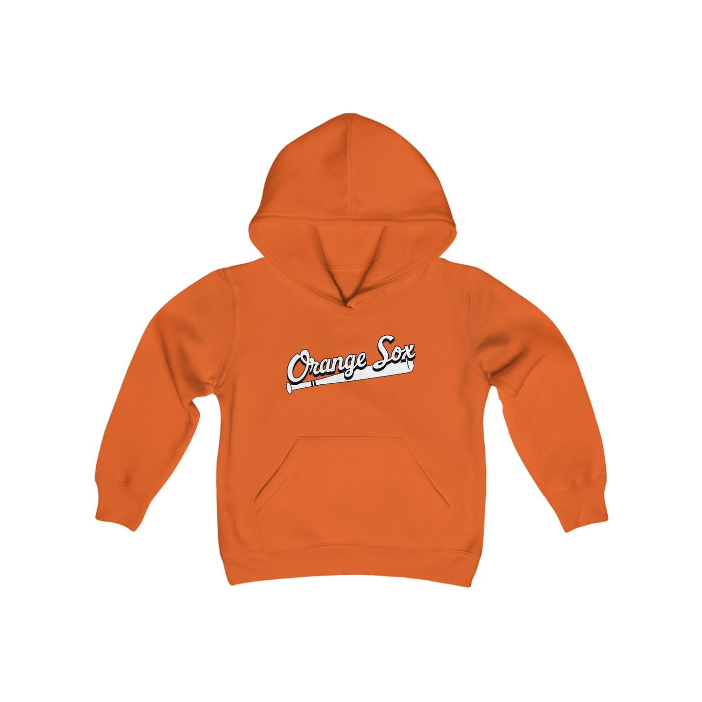 Orange Sox Youth Heavy Blend Hooded Sweatshirt