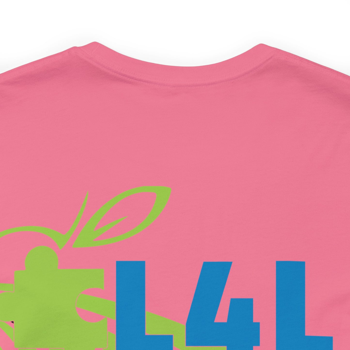 L4L Farm Front and Back design Unisex Jersey Short Sleeve Tee