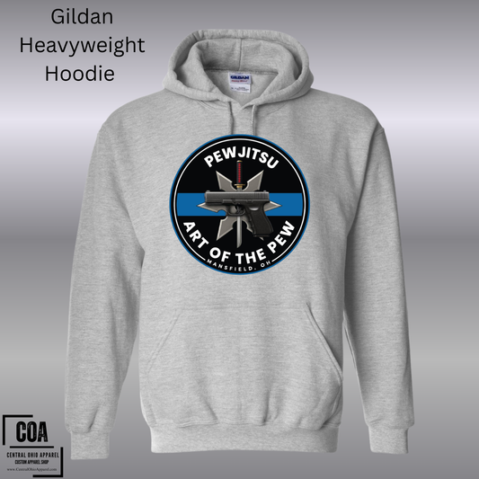 PEWJITSU Gildan Heavy Blend Hoodie 18500