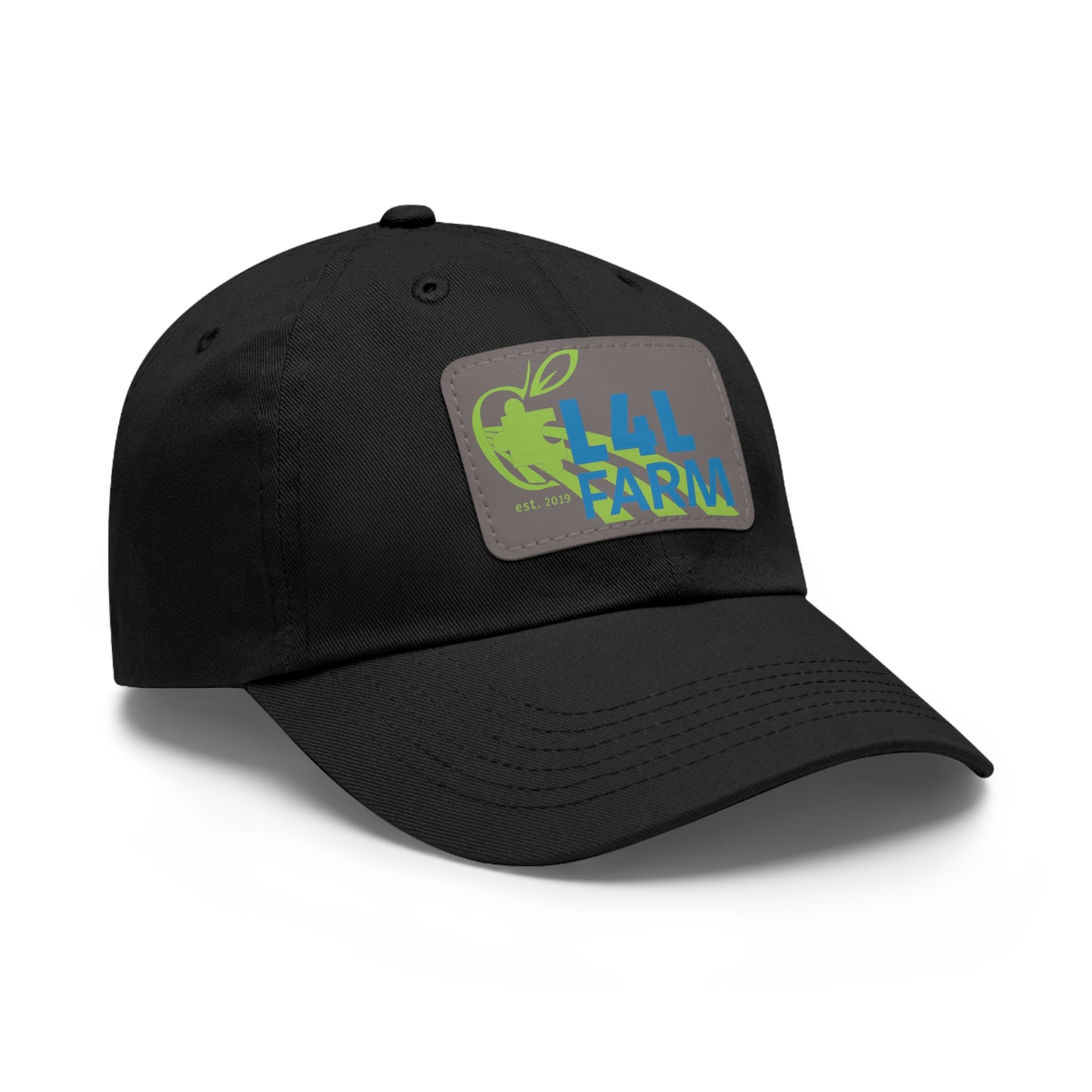 L4L Farm Dad Hat with Leather Patch (Rectangle)