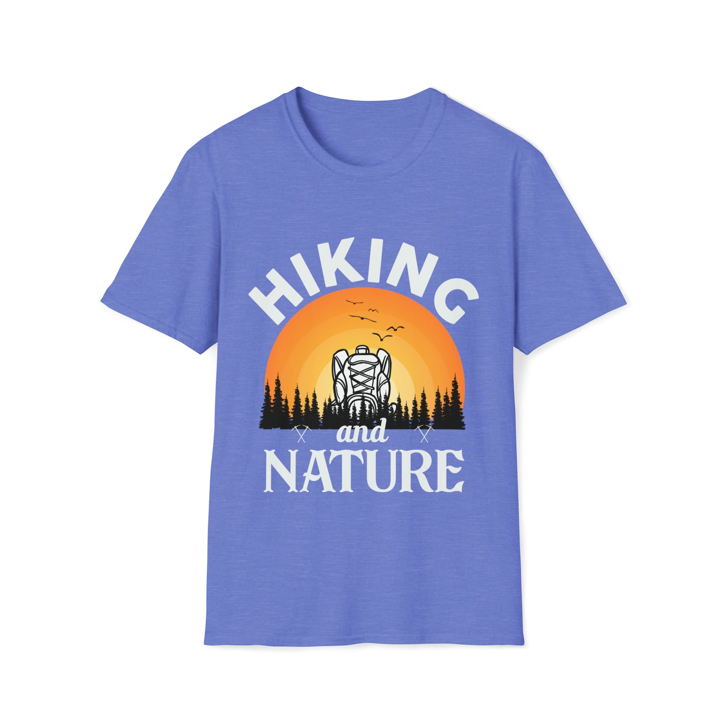 Hiking Nature Graphic Tee Unisex Softstyle T-Shirt