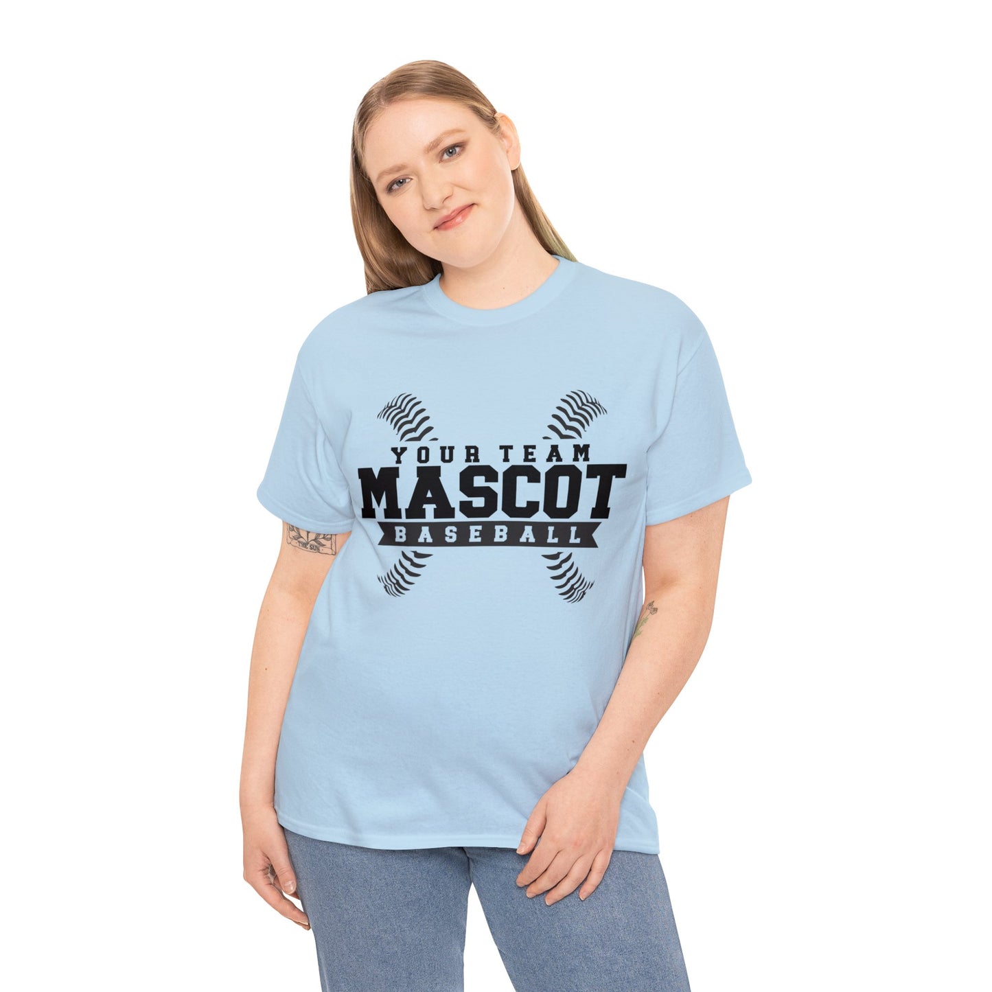 Custom School and Mascot BASEBALL T-Shirt