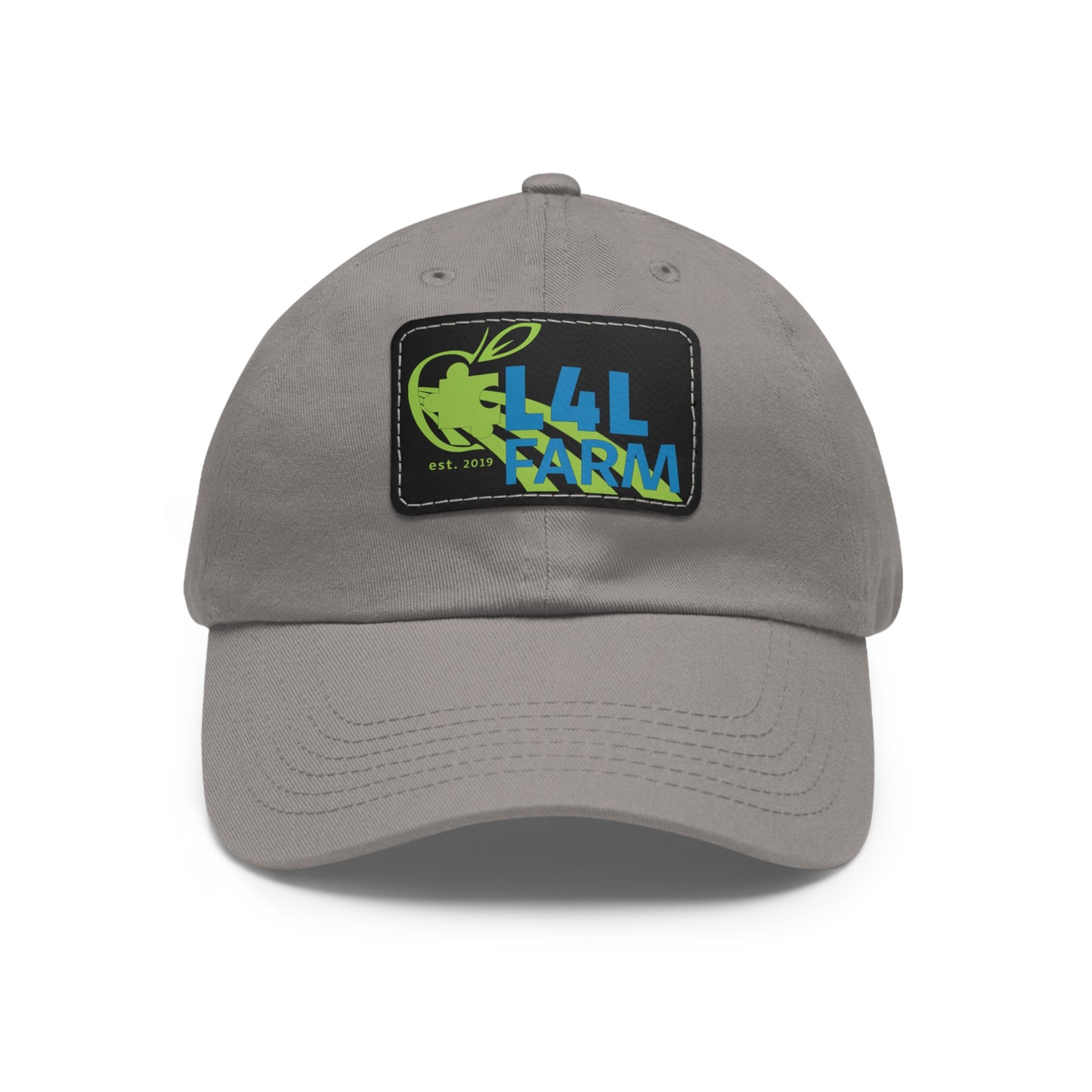 L4L Farm Dad Hat with Leather Patch (Rectangle)