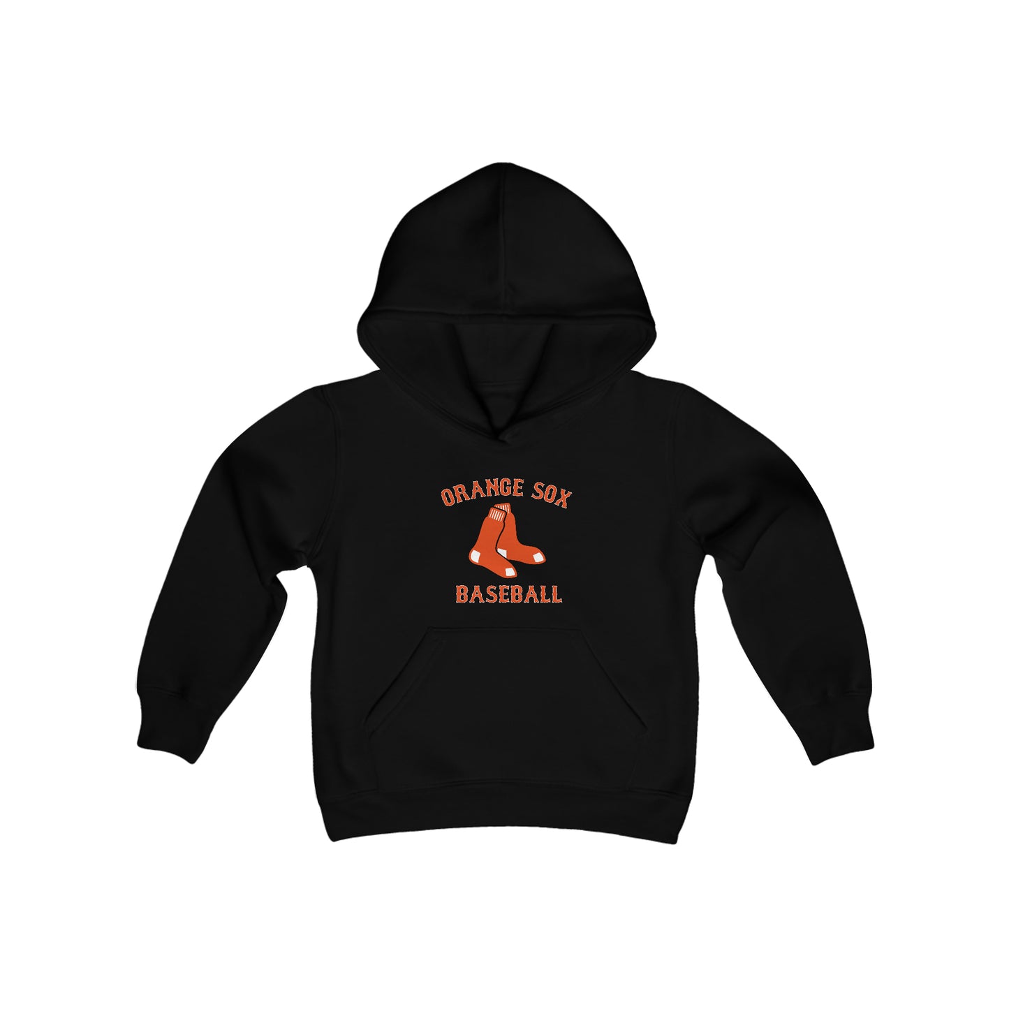 Orange Sox Youth Heavy Blend Hooded Sweatshirt