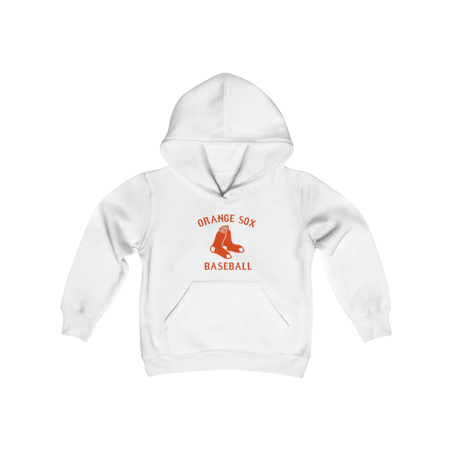 Orange Sox Youth Heavy Blend Hooded Sweatshirt