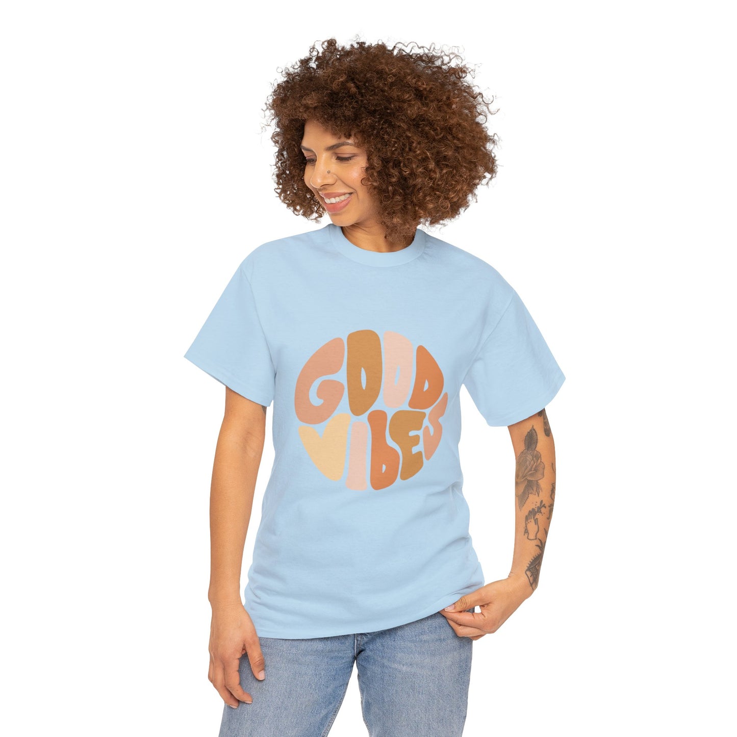 Good Vibes Unisex Heavy Cotton Tee