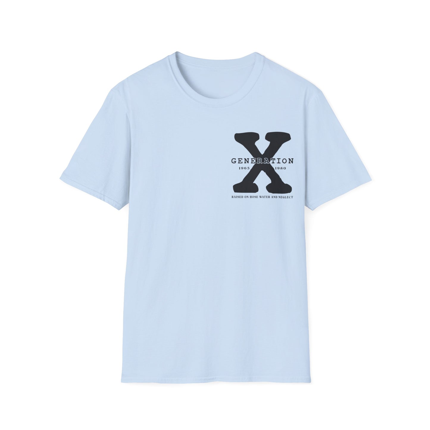 Generation X Softstyle T-Shirt Front and Back Print