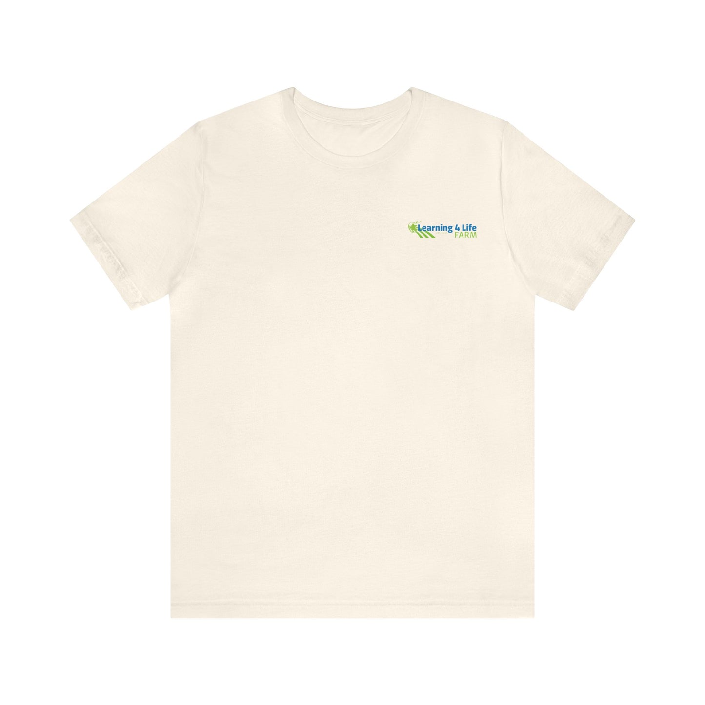L4L Farm Front and Back design Unisex Jersey Short Sleeve Tee