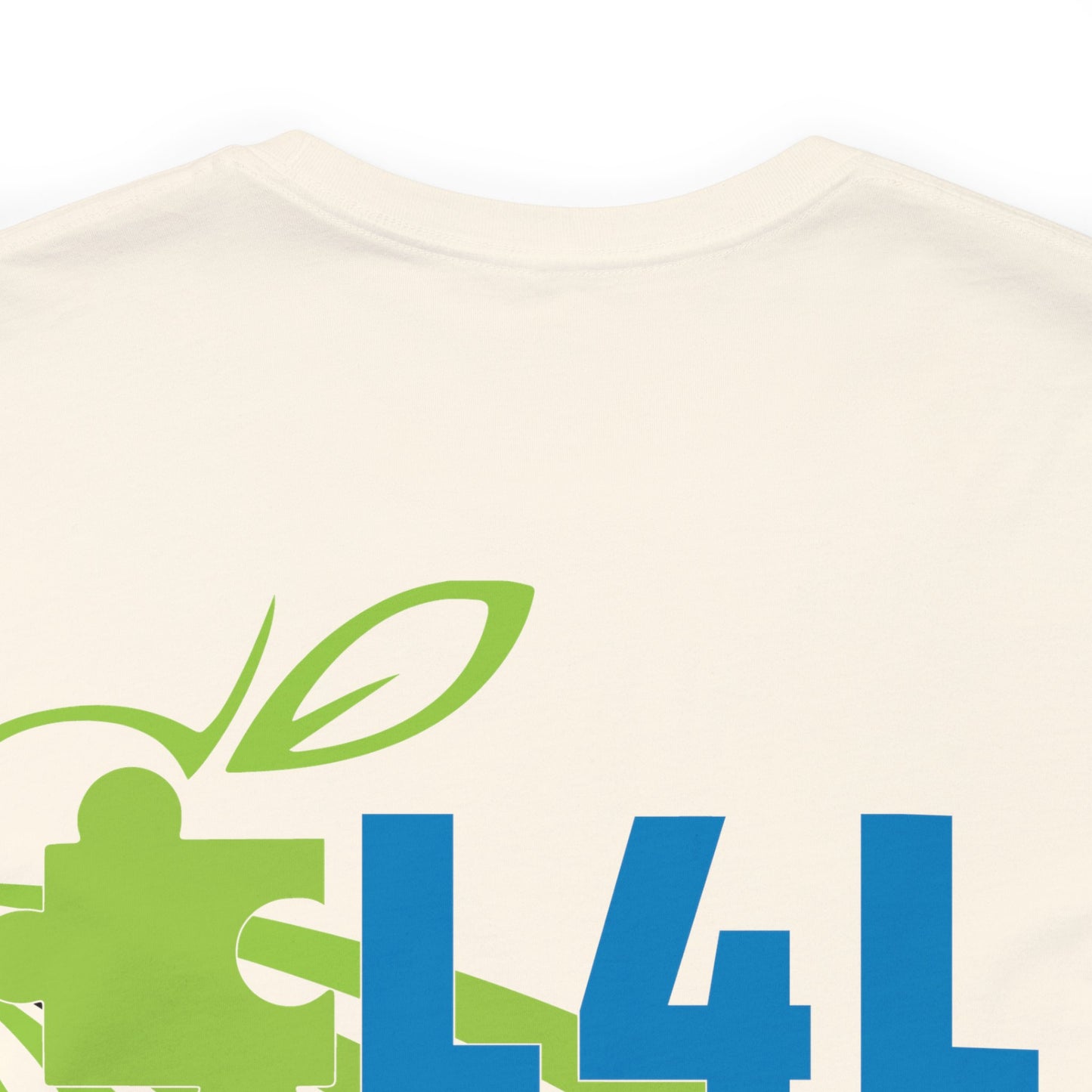 L4L Farm Front and Back design Unisex Jersey Short Sleeve Tee