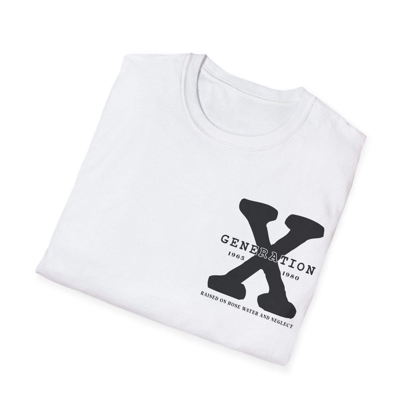 Generation X Softstyle T-Shirt Front and Back Print