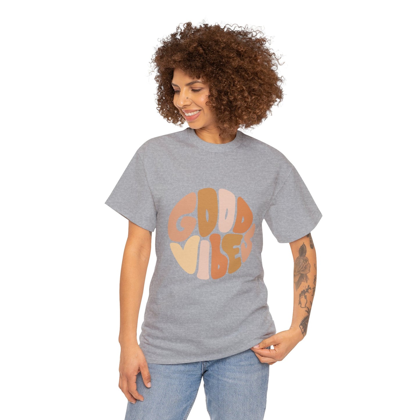 Good Vibes Unisex Heavy Cotton Tee