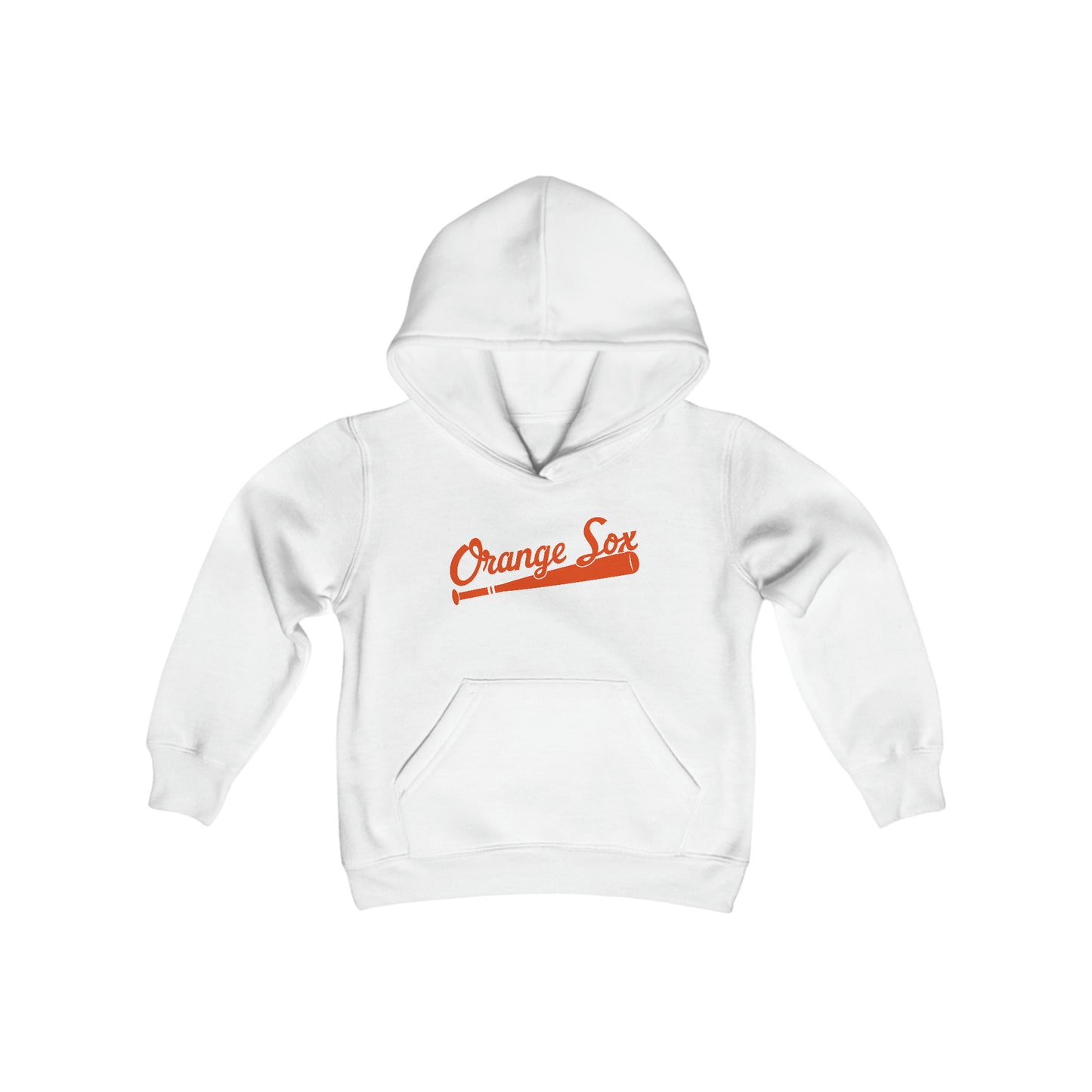 Orange Sox Youth Heavy Blend Hooded Sweatshirt