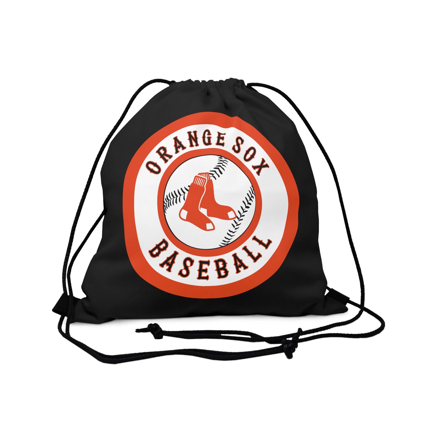 Orange Sox Outdoor Drawstring Bag