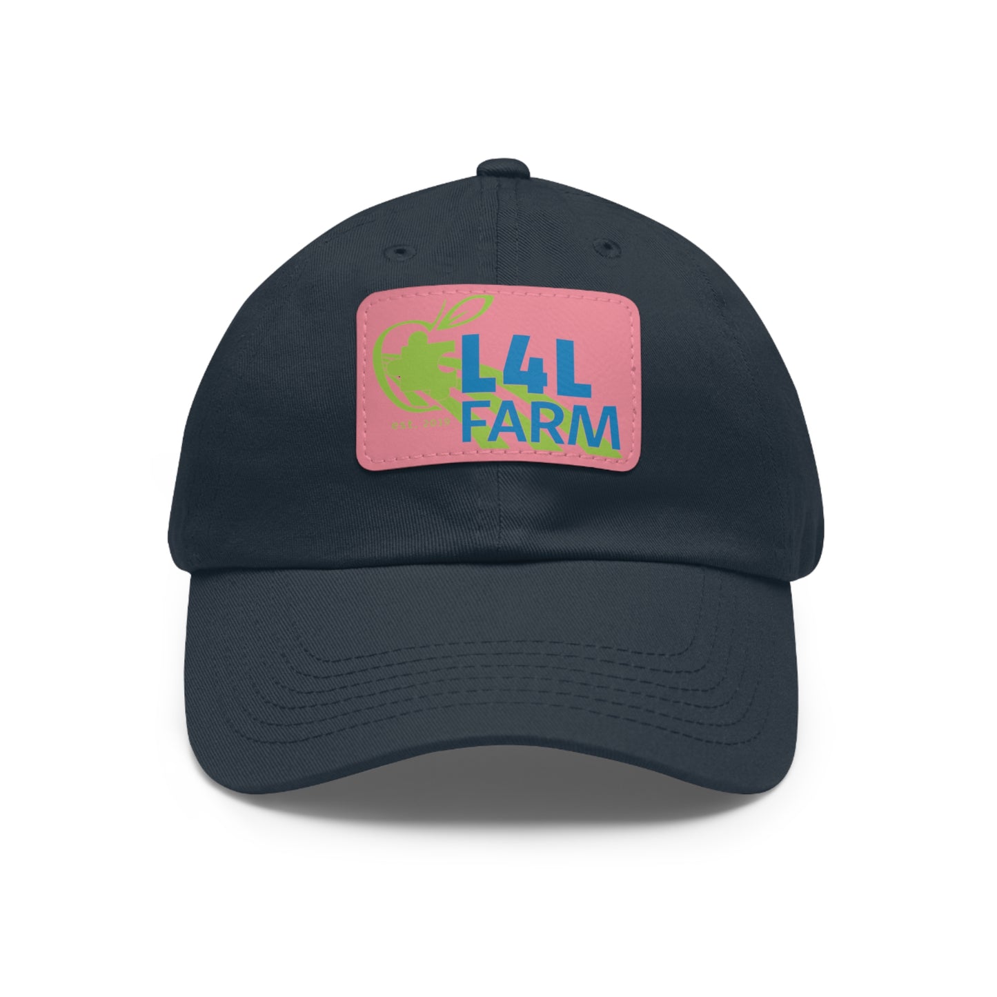 L4L Farm Dad Hat with Leather Patch (Rectangle)