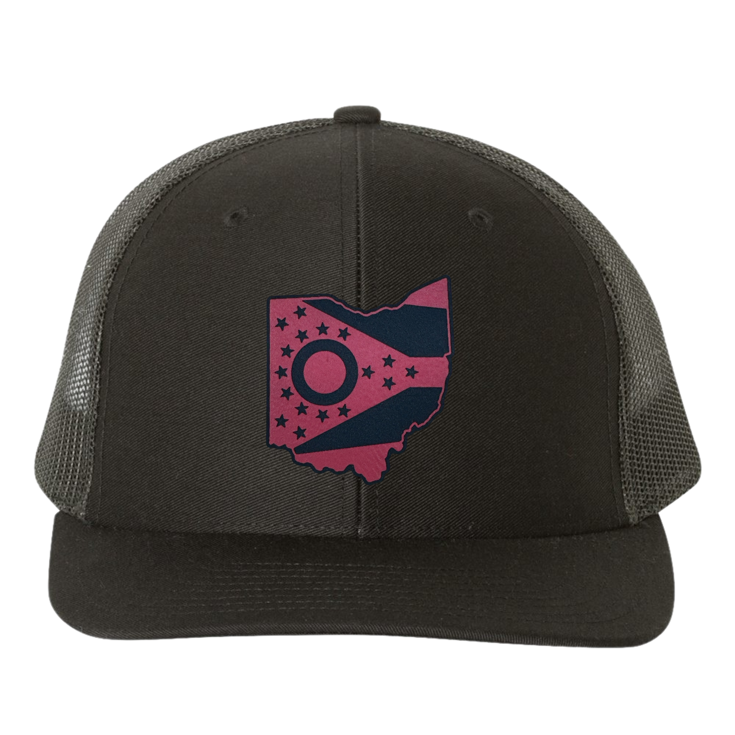 Ohio State Flag Custom Patch Hat