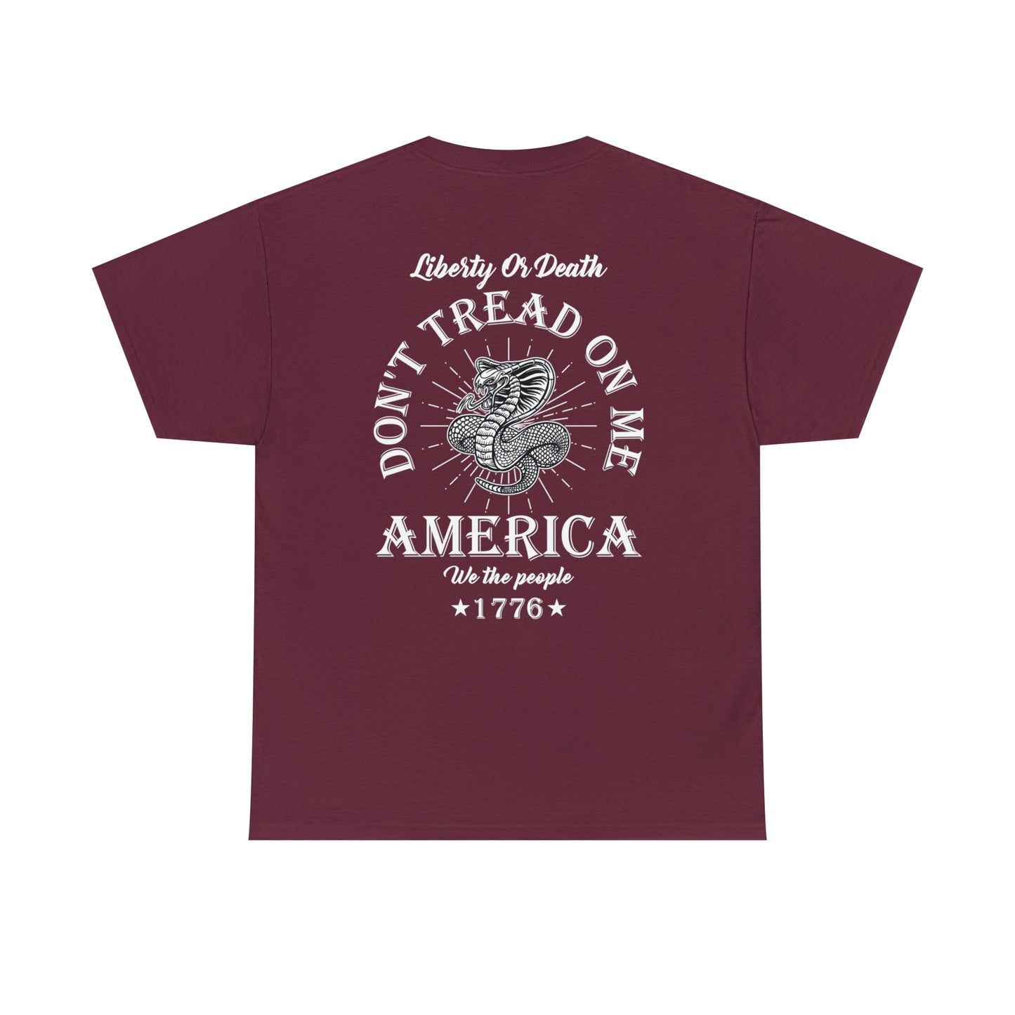 USA Don't Tread on Me Unisex Heavy Cotton Tee
