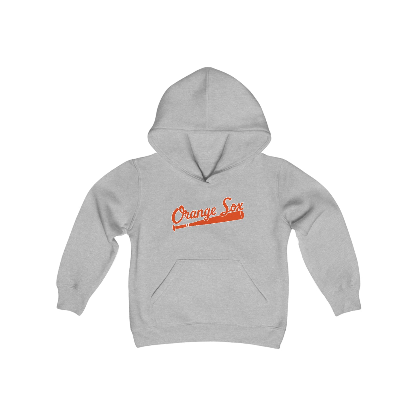 Orange Sox Youth Heavy Blend Hooded Sweatshirt