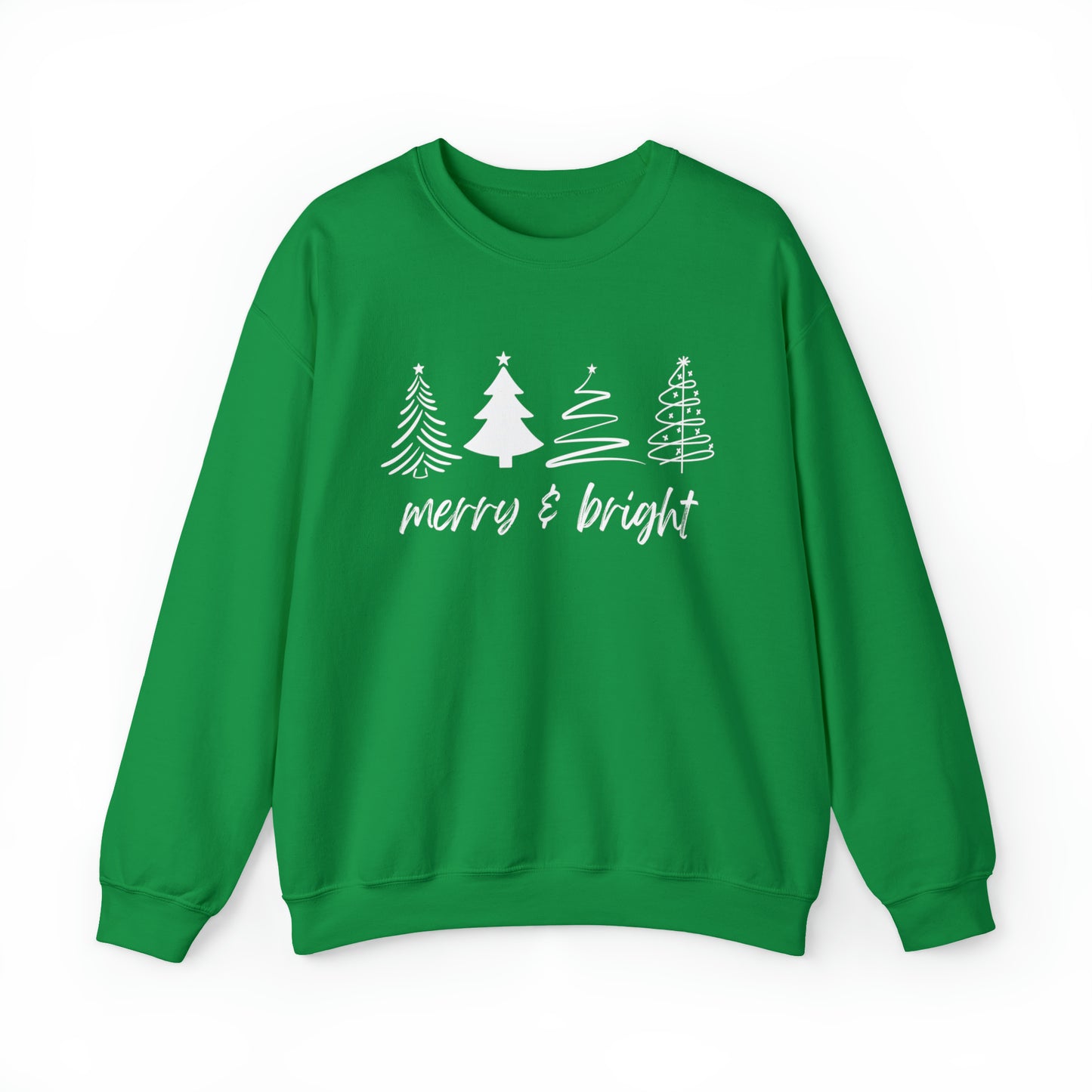 Merry and Bright Christmas Crewneck Sweatshirt