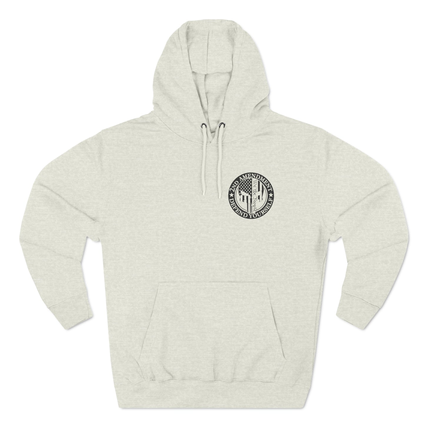 Punisher USA 2nd Amendment, Defend Yourself, We The People Fleece Hoodie