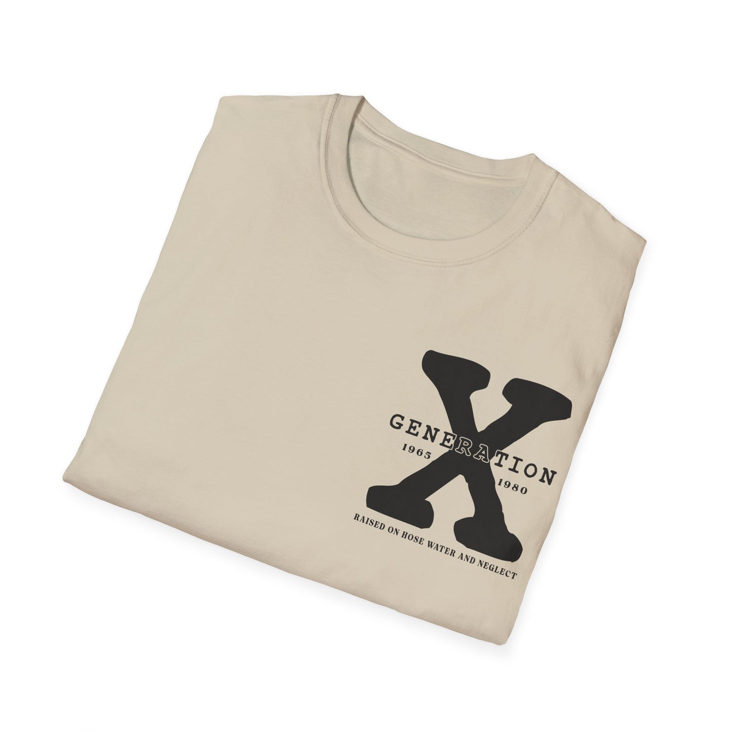 Generation X Softstyle T-Shirt Front and Back Print