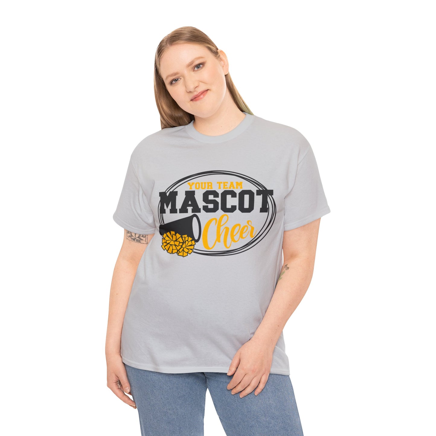 Custom School and Mascot CHEER T-Shirt