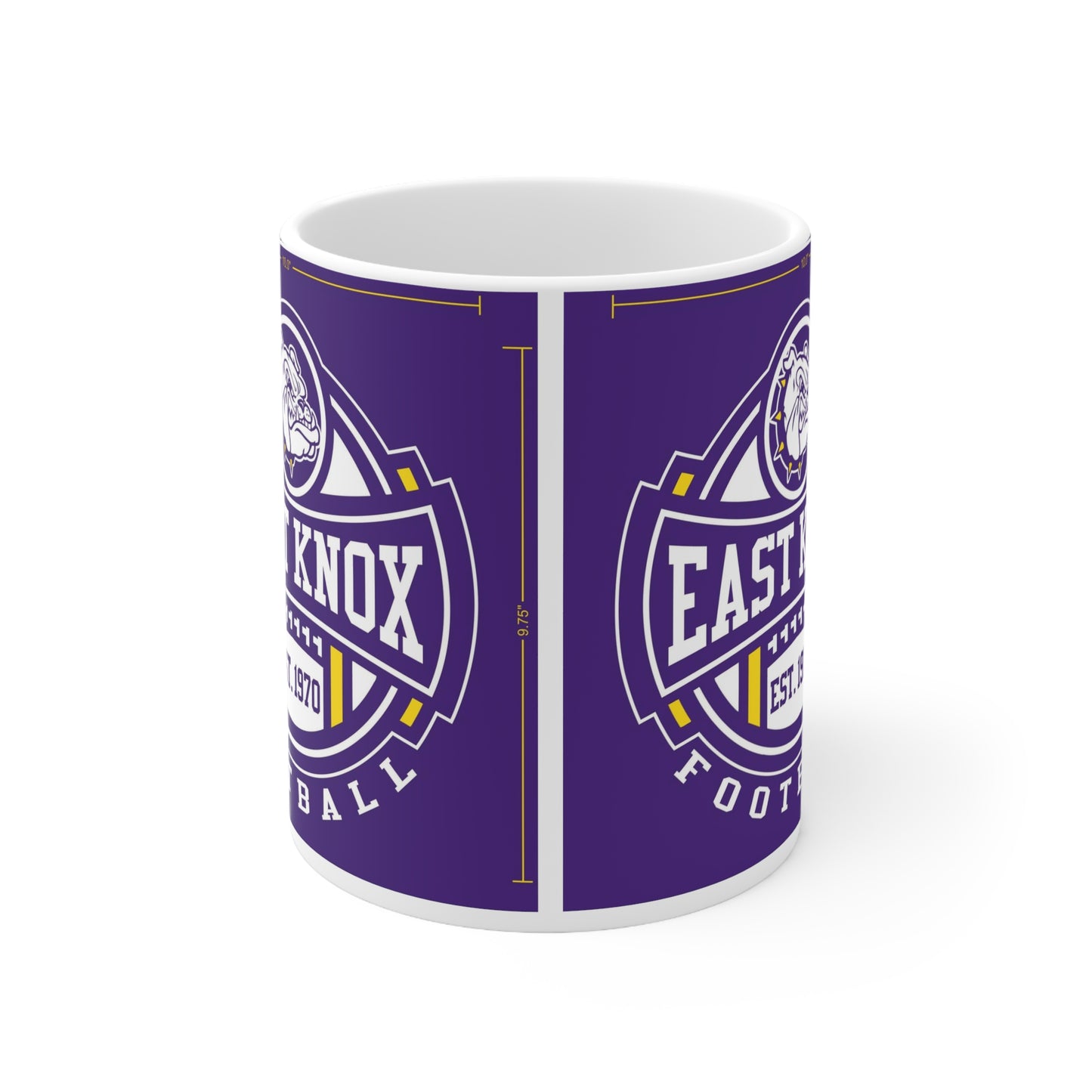 East Knox Football Ceramic Mug 11oz