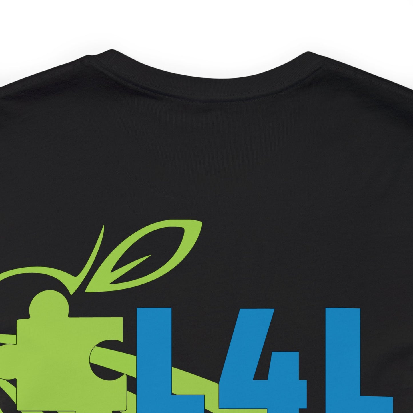 L4L Farm Front and Back design Unisex Jersey Short Sleeve Tee