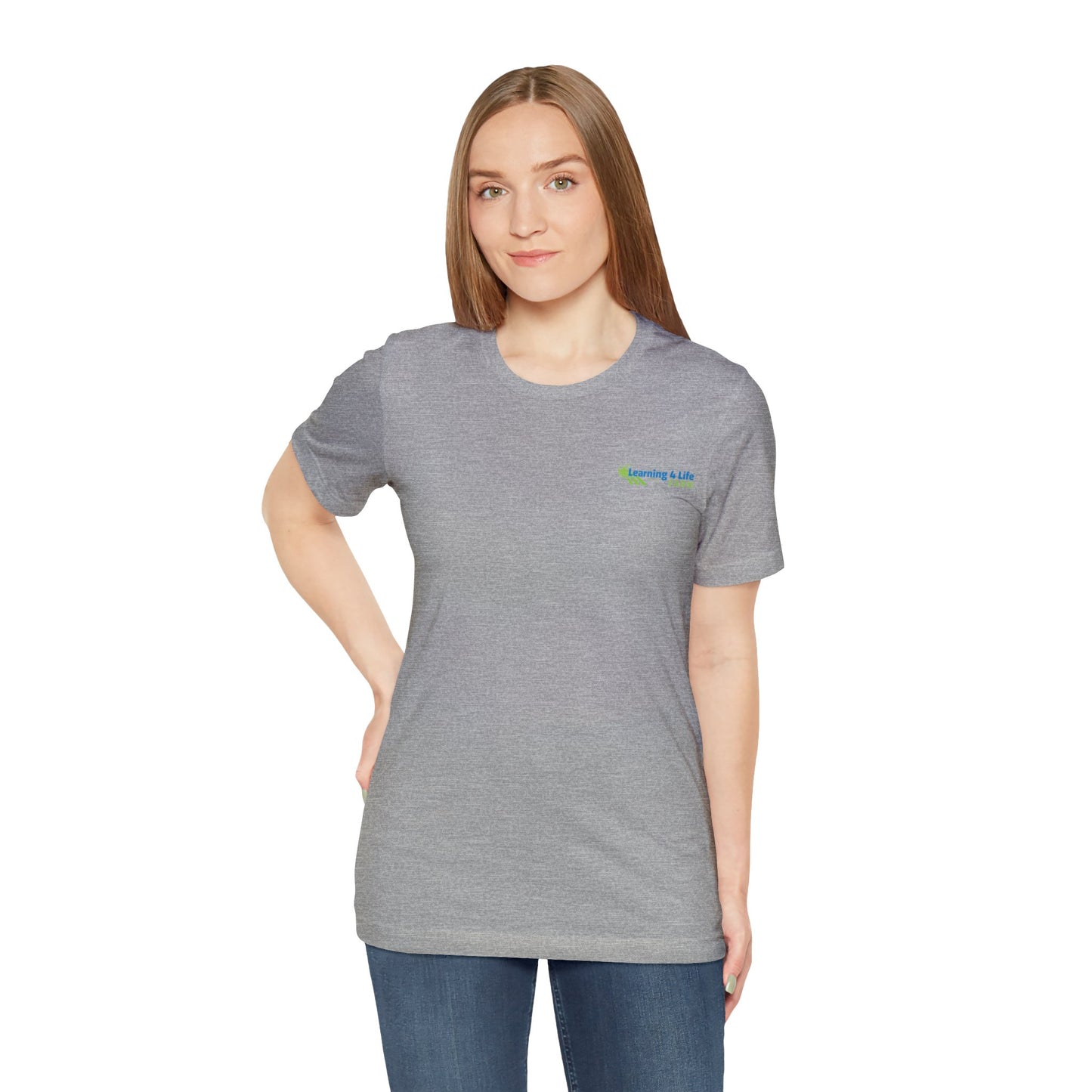 L4L Farm Front and Back design Unisex Jersey Short Sleeve Tee