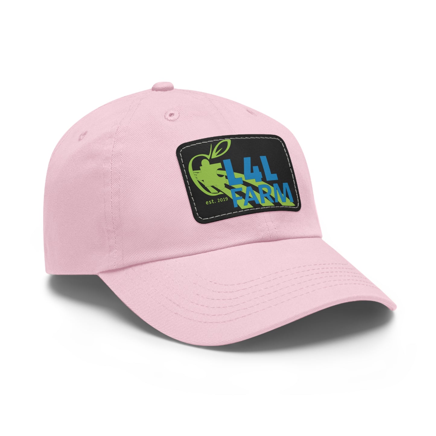 L4L Farm Dad Hat with Leather Patch (Rectangle)
