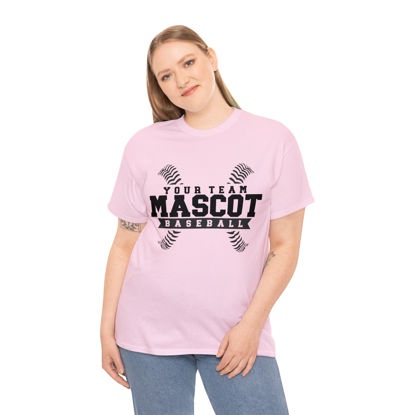 Custom School and Mascot BASEBALL T-Shirt