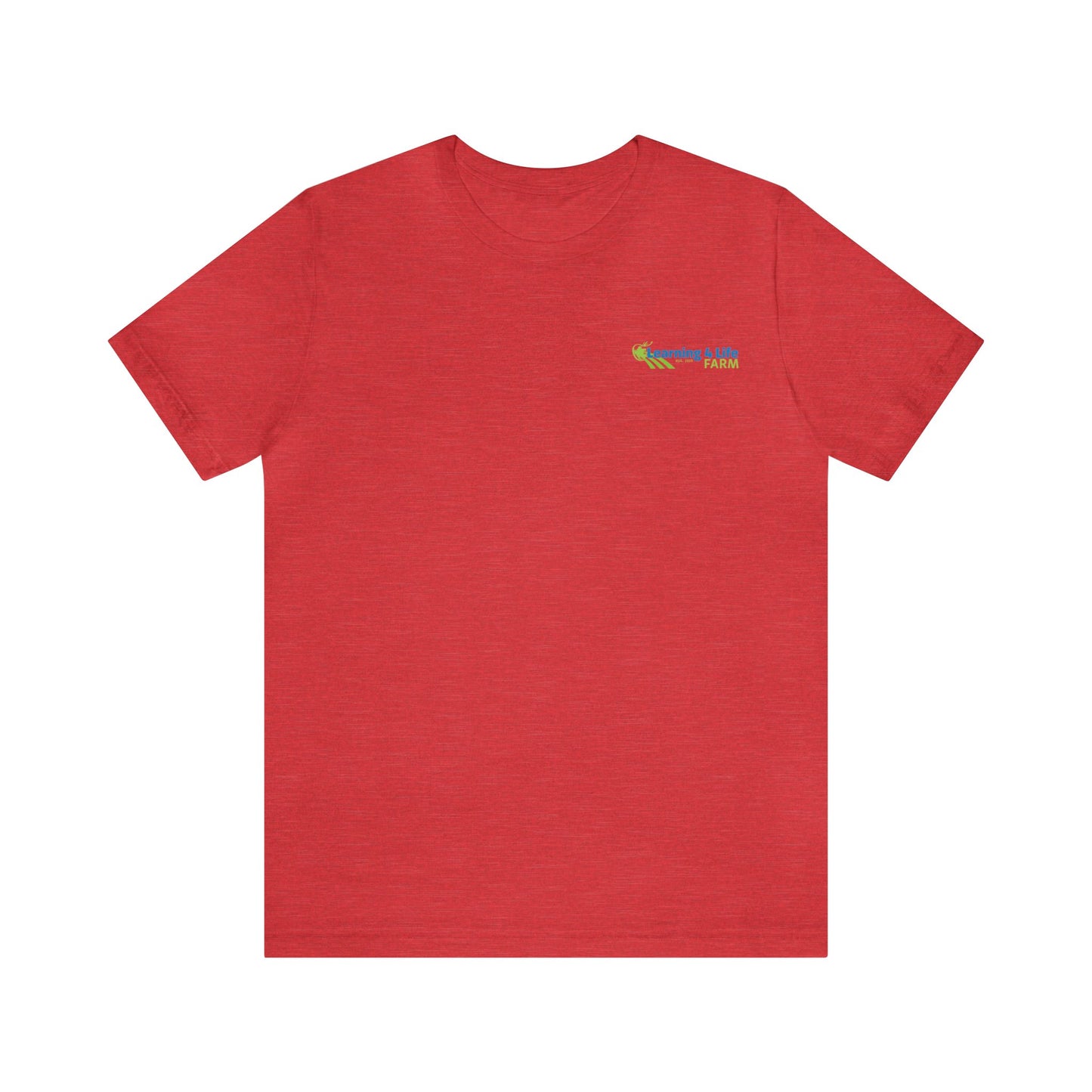 L4L Farm Front and Back design Unisex Jersey Short Sleeve Tee