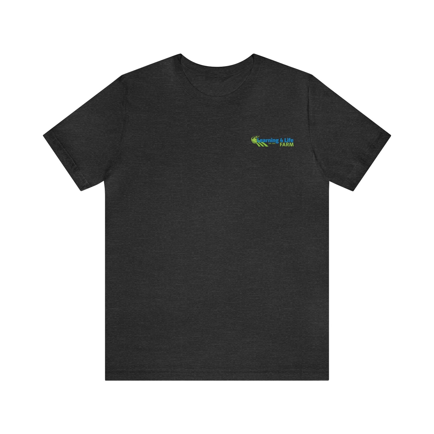 L4L Farm Front and Back design Unisex Jersey Short Sleeve Tee