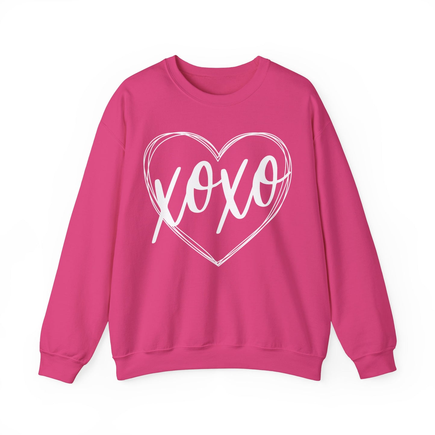 XOXO Heart Valentines Day Sweatshirt, Valentine Shirts for women and girls, Valentines Day Gifts for Mom