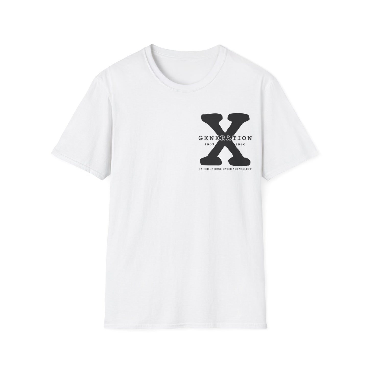 Generation X Softstyle T-Shirt Front and Back Print