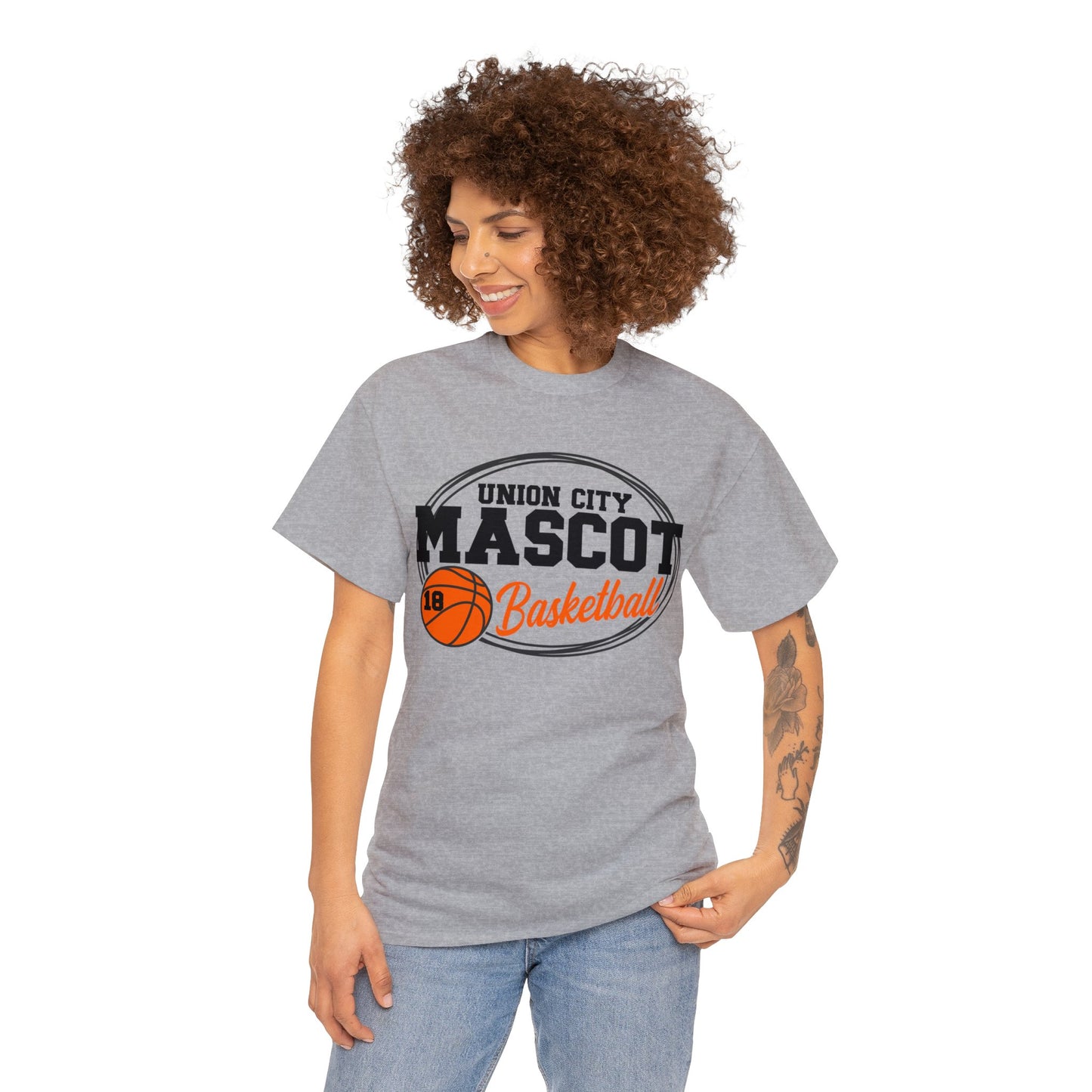 Custom School and Mascot BASKETBALL T-Shirt