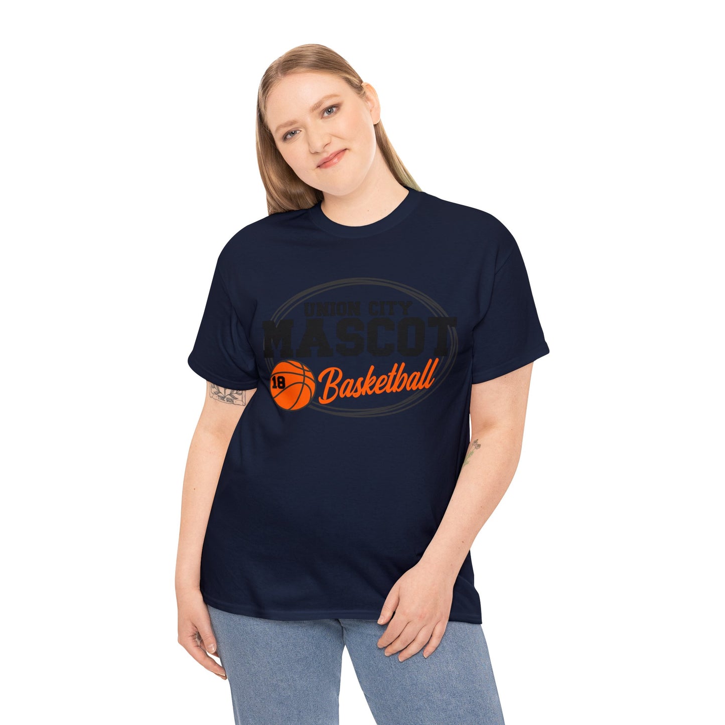 Custom School and Mascot BASKETBALL T-Shirt