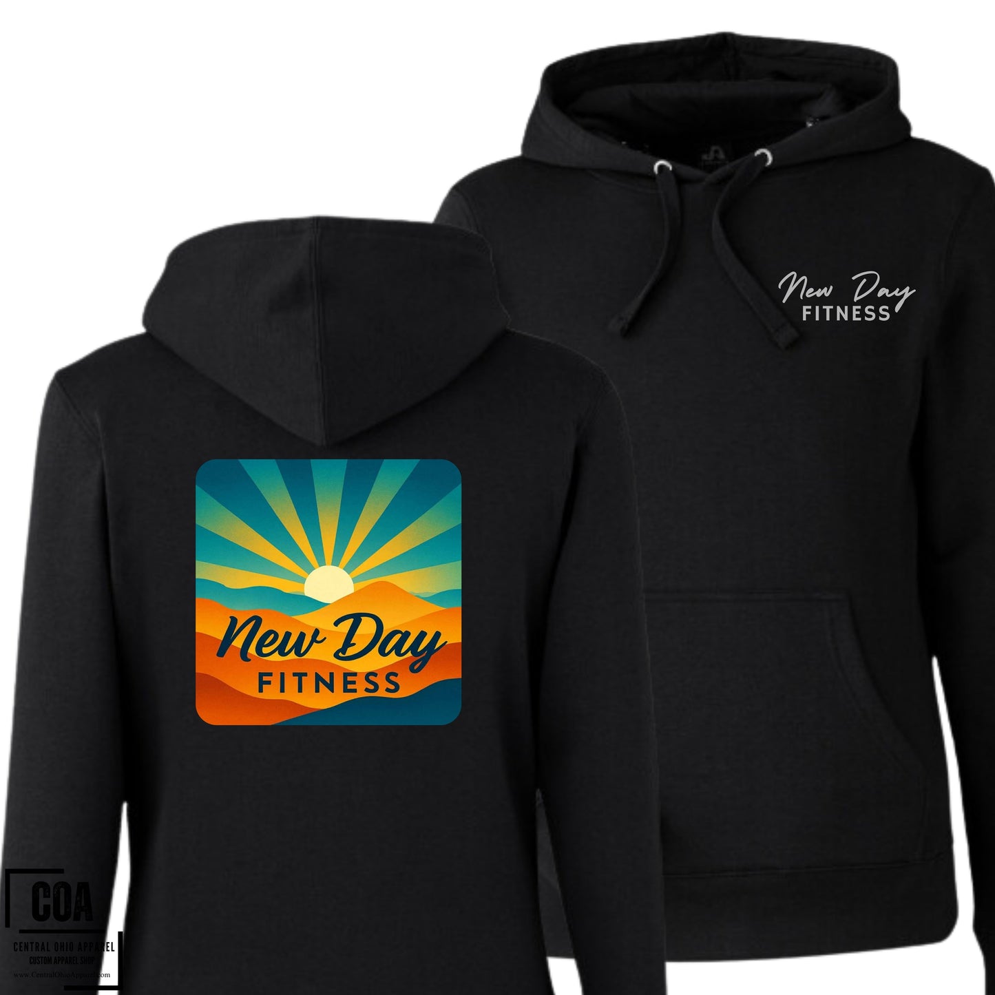 New Day Fitness 8720 BTB Fleece Hooded Sweatshirt