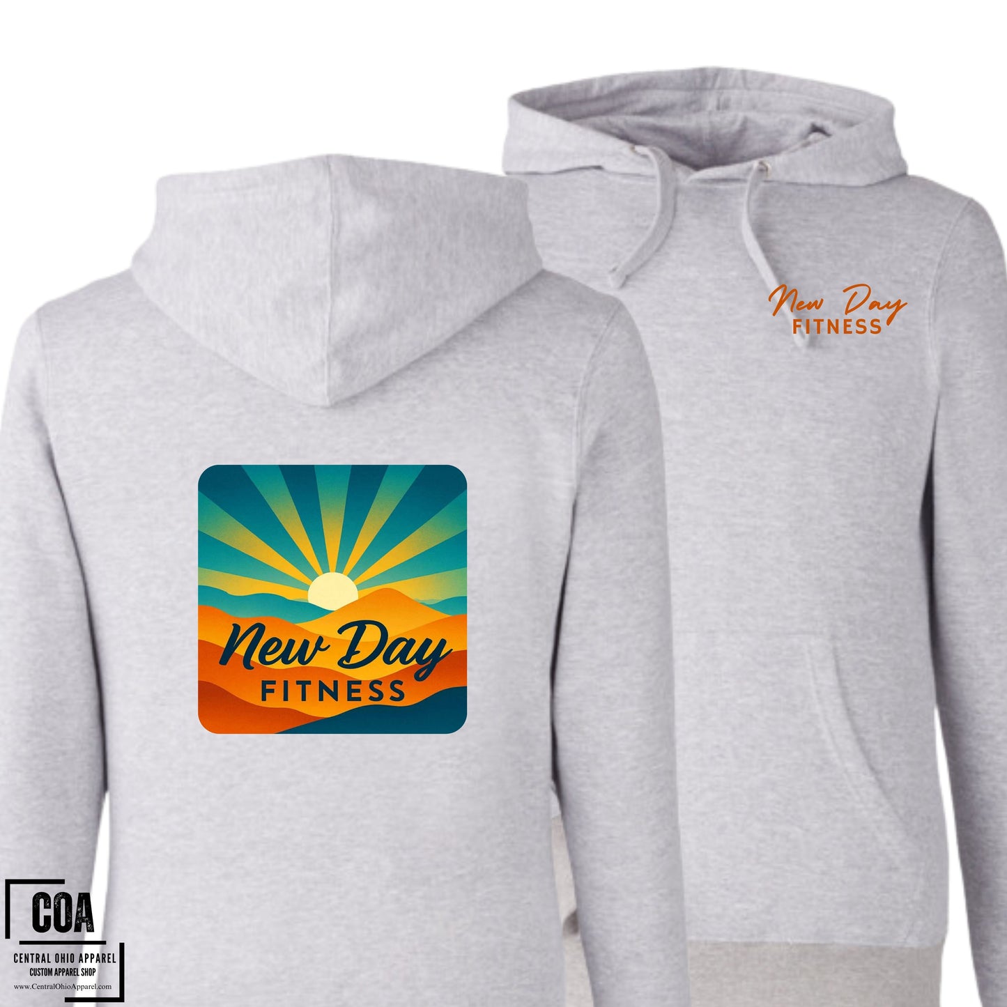 New Day Fitness 8720 BTB Fleece Hooded Sweatshirt