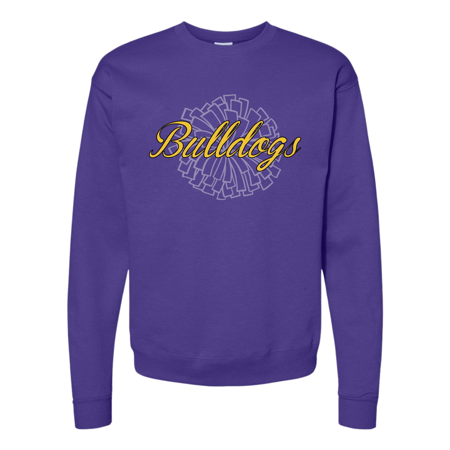 Bulldogs Cheer Purple Crewneck