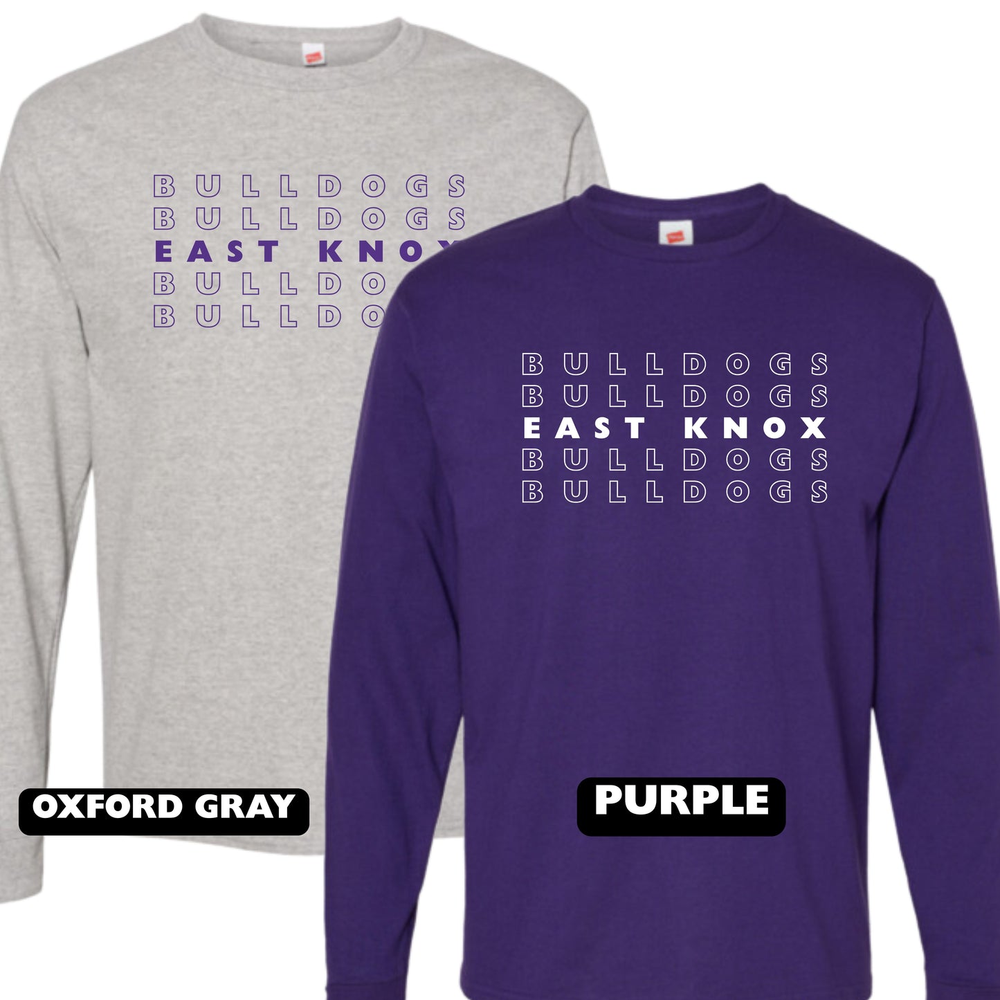 East Knox PTO Fundraiser Long Sleeve Design 7