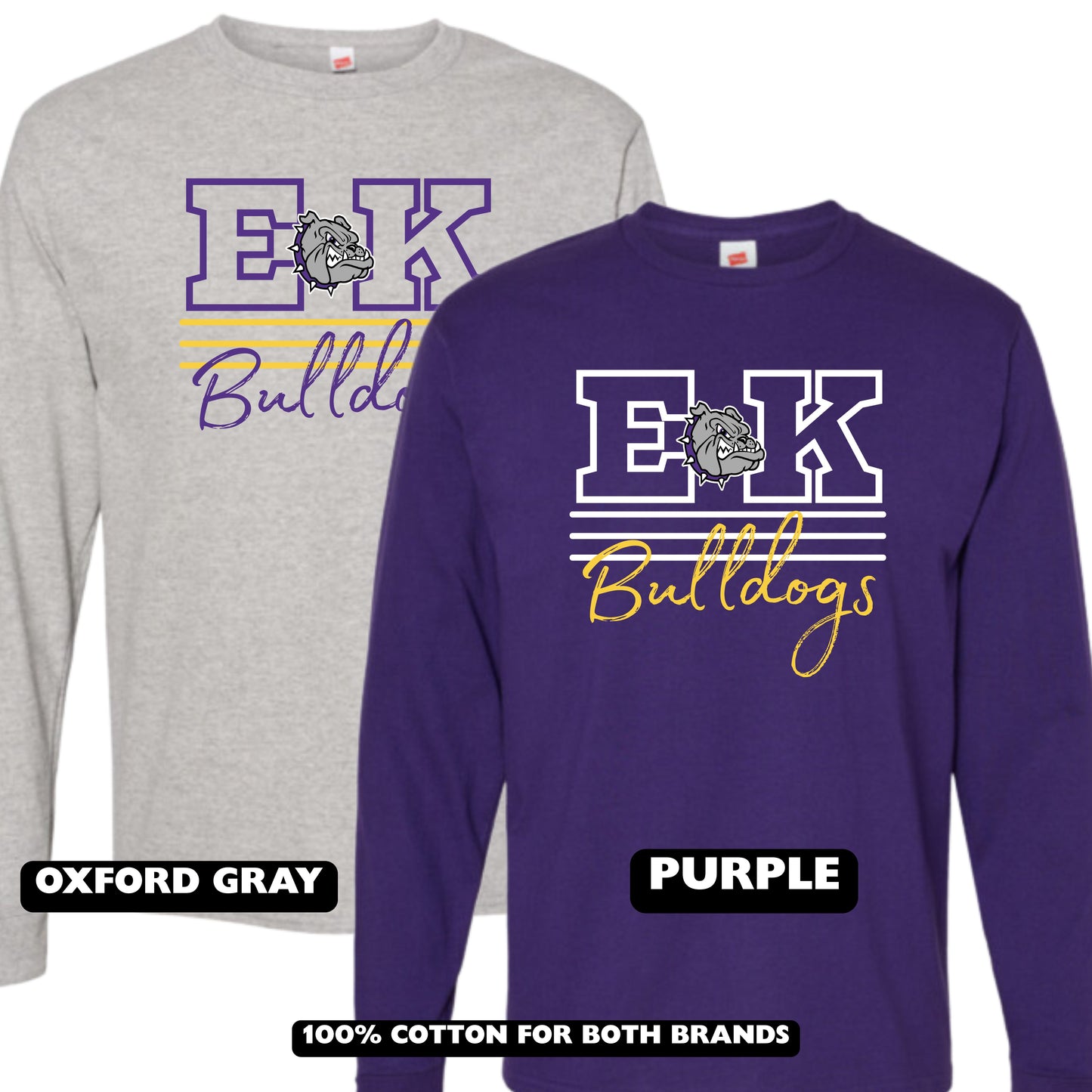 East Knox PTO Fundraiser Long Sleeve Design 1