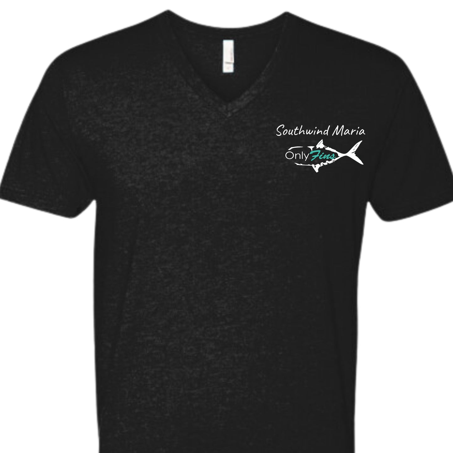 OnlyFins Southwind Maria V Neck Front Chest PRINT ONLY