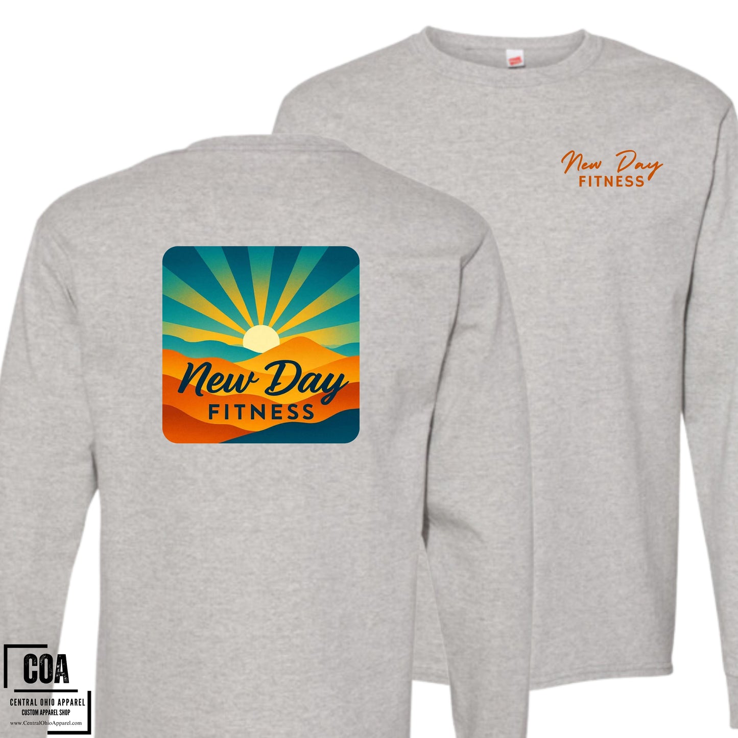 New Day Fitness Haynes 5286 Cotton Long Sleeve